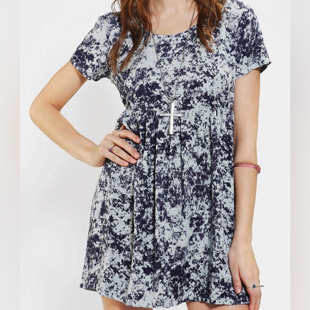 UO Acid Wash Baby Doll Dress